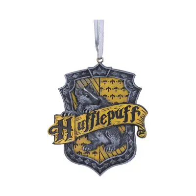 Figurine Harry Potter hufflepuff crest hanging ornament